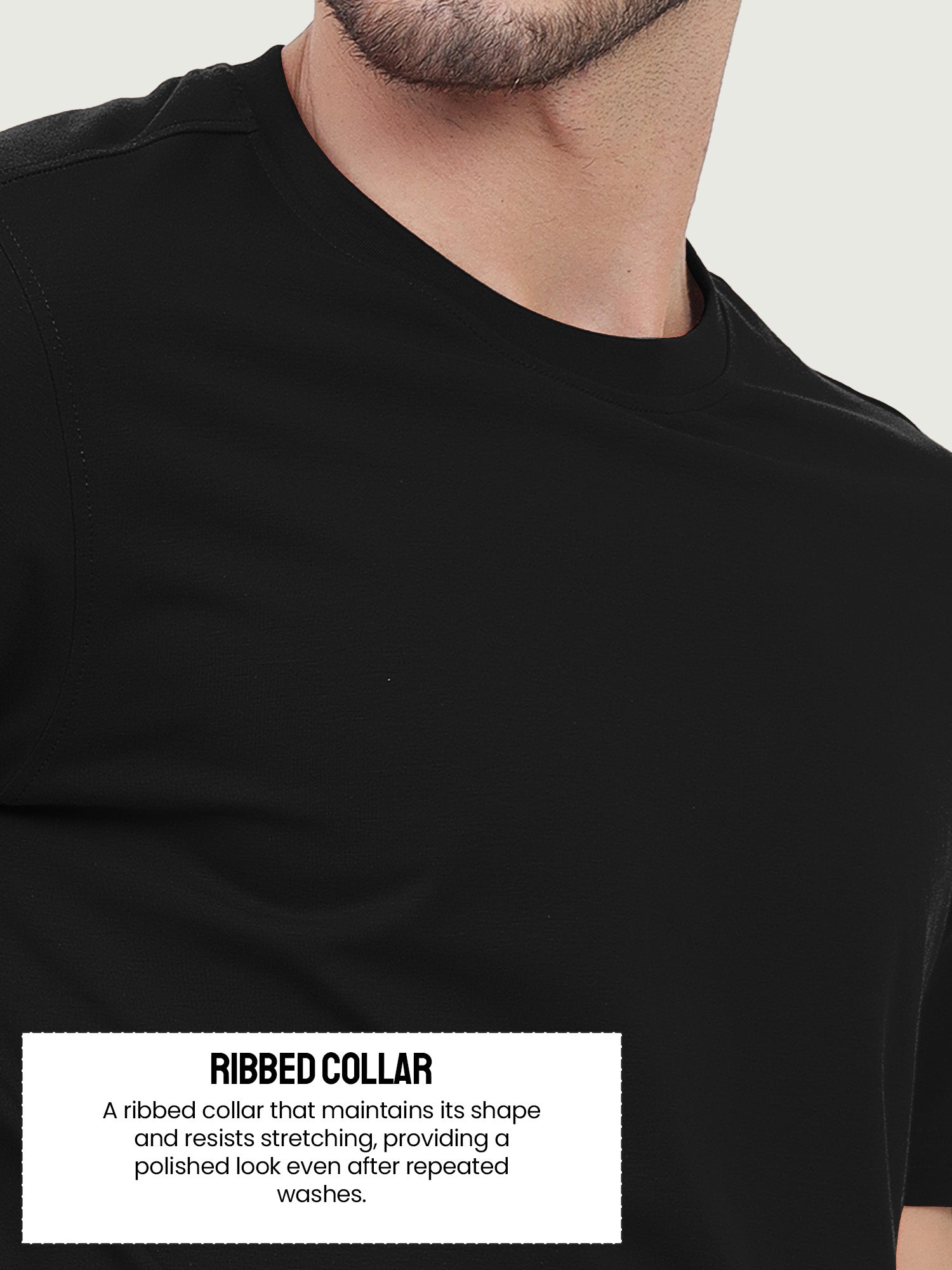 Organic Cotton solid T-shirt for men - Pack Of 2