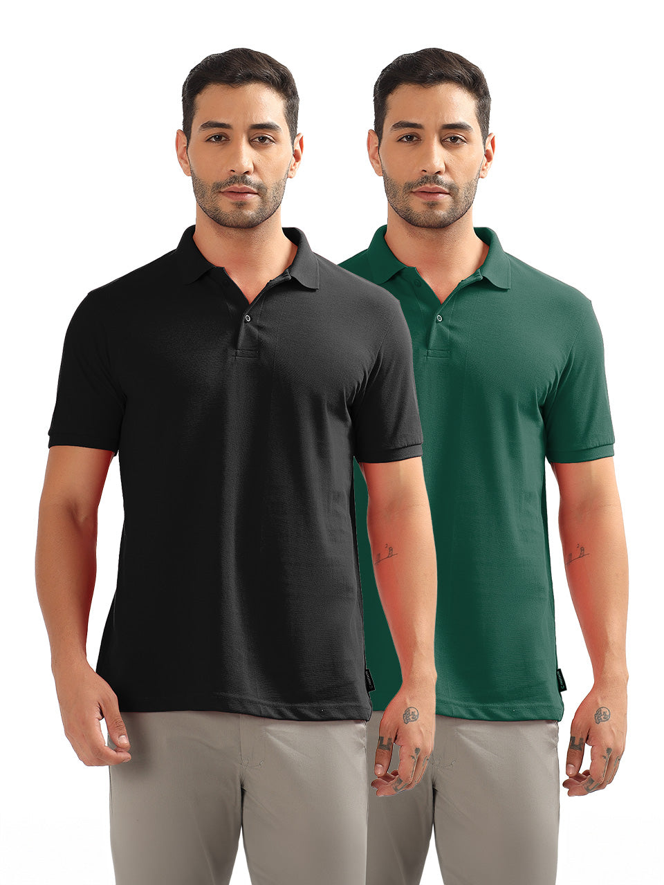 Organic Cotton Polo T-Shirt Pack of 2