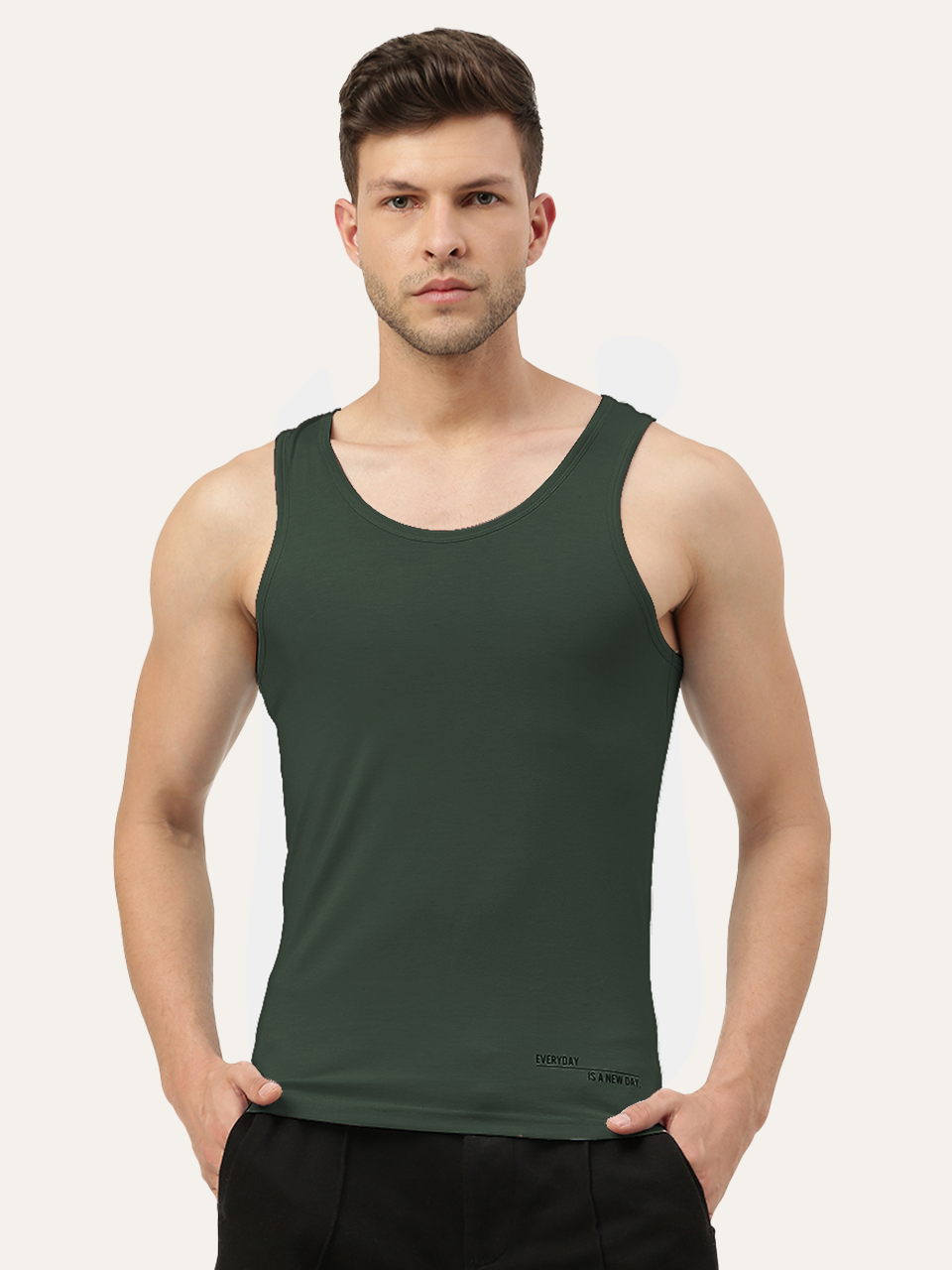 Twin Skin Organic Bamboo Vest - Comfort Fit (Pack Of 1)