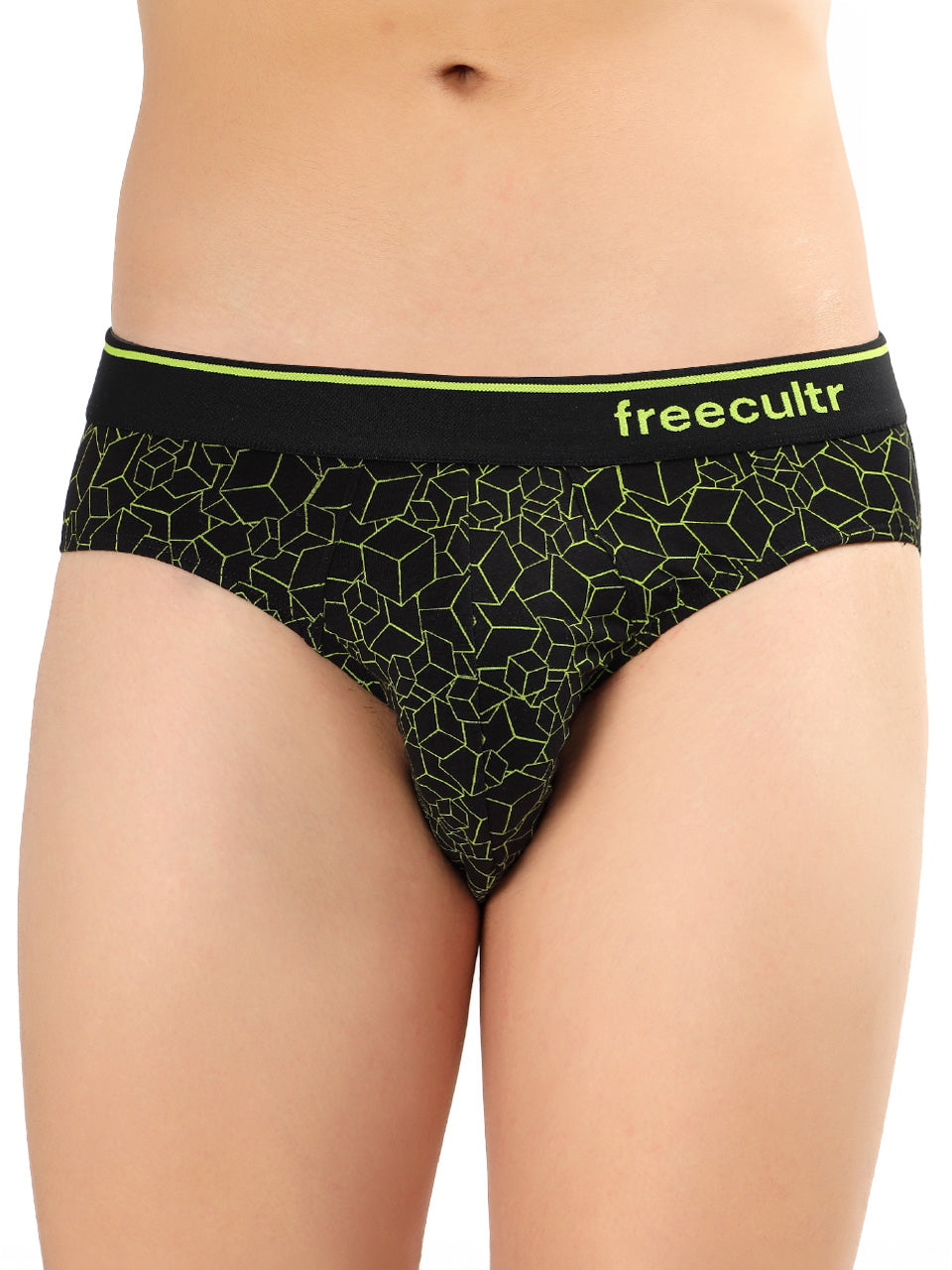 Men's Cotton Printed Briefs (Pack of 2)