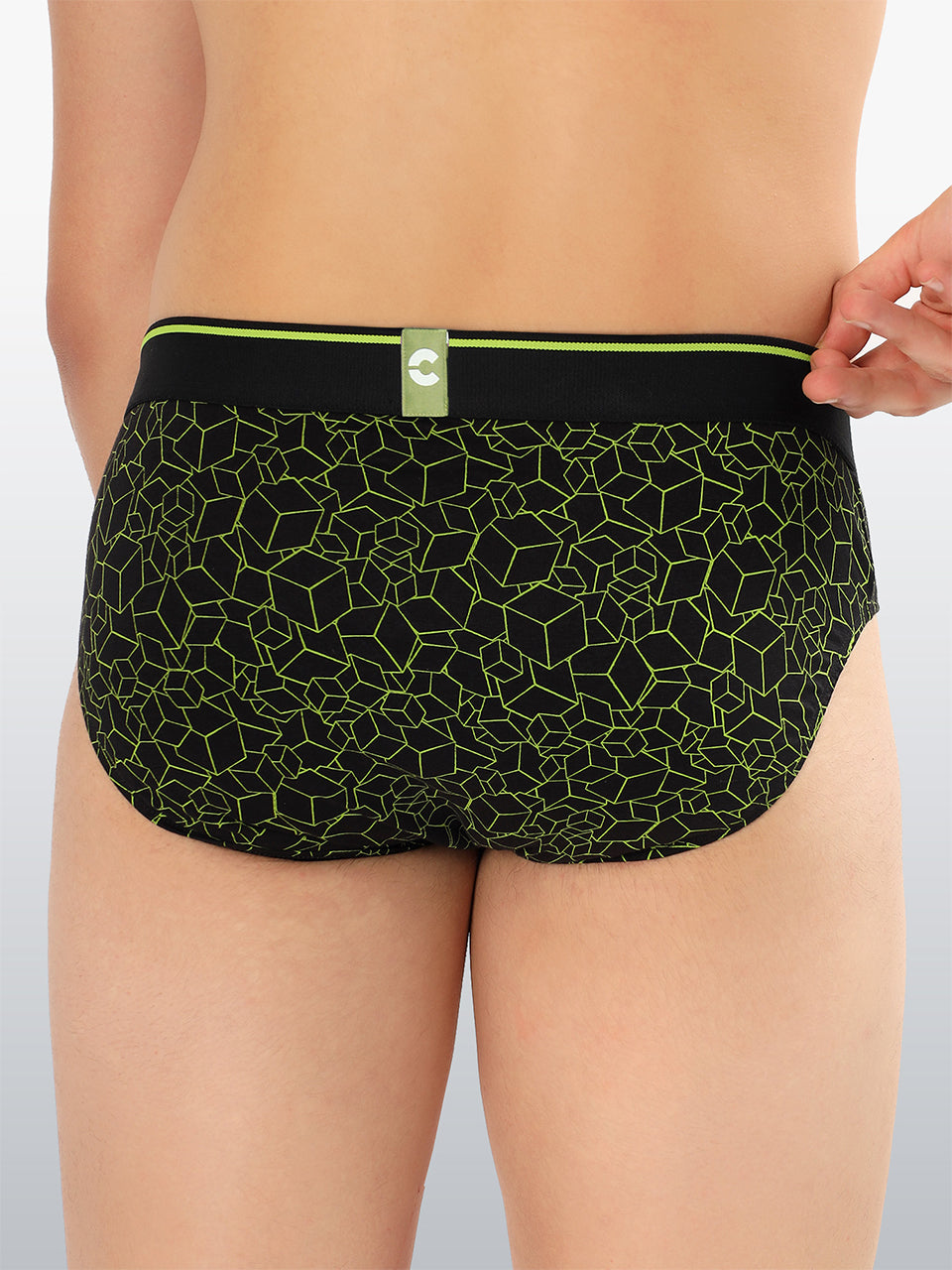 Men's Cotton Printed Briefs (Pack of 2)