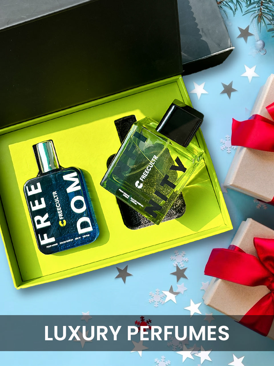 Luxury Perfume Gift Set For Men - Freedom -50 ML & Infinity-100 ML
