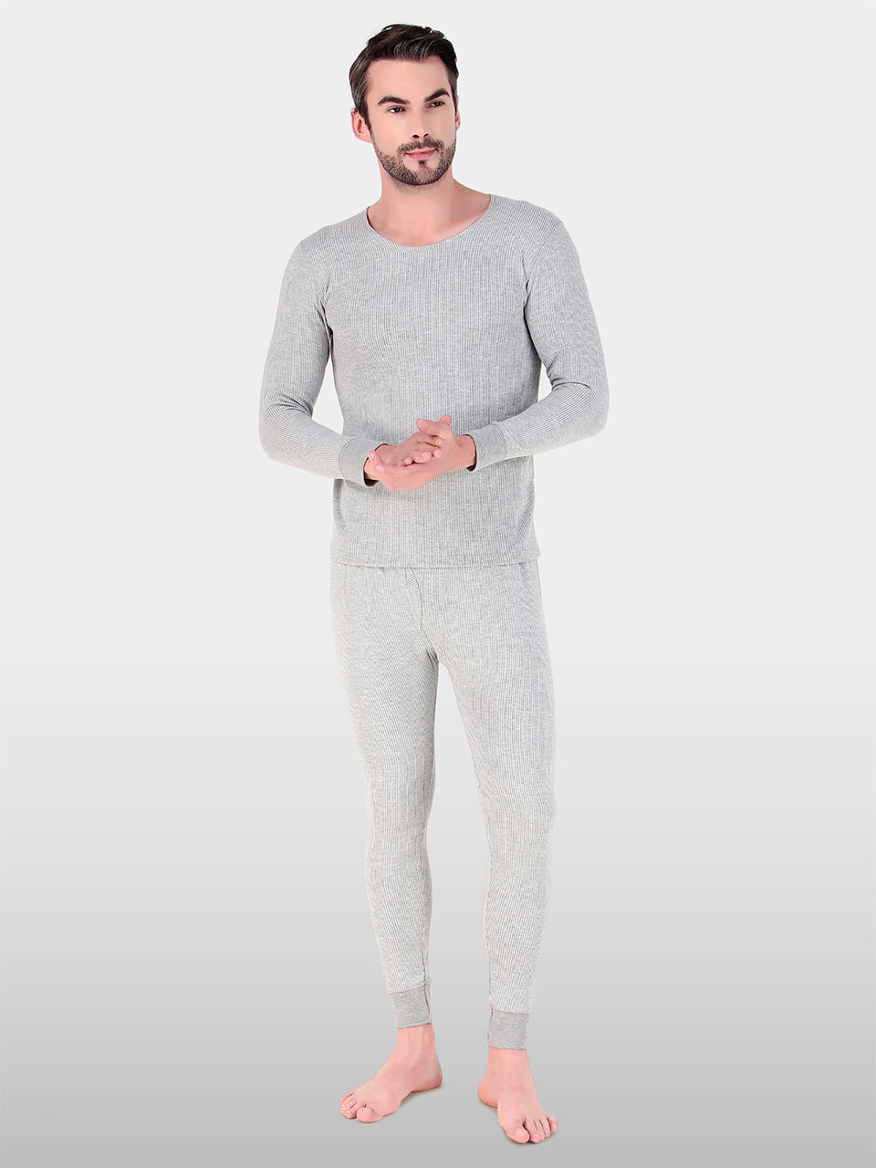 BlazeTech Thermal Set Full Sleeves | Light Grey