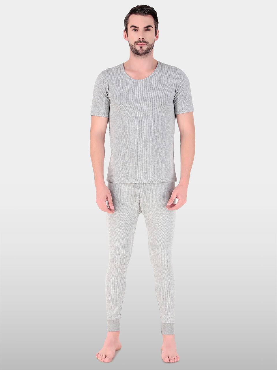 BlazeTech Thermal Set Half Sleeves | Light Grey