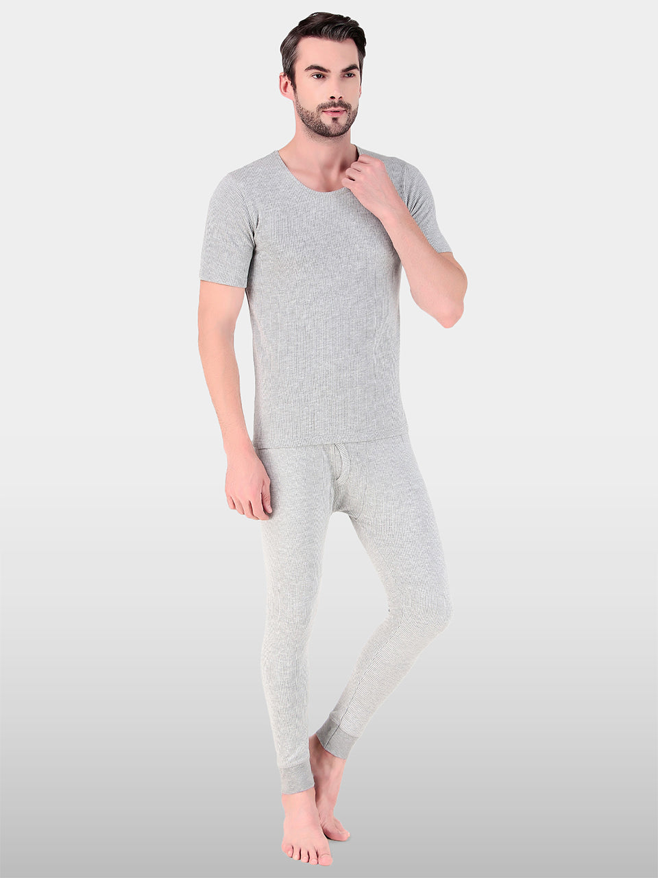 BlazeTech Thermal Set Half Sleeves | Light Grey