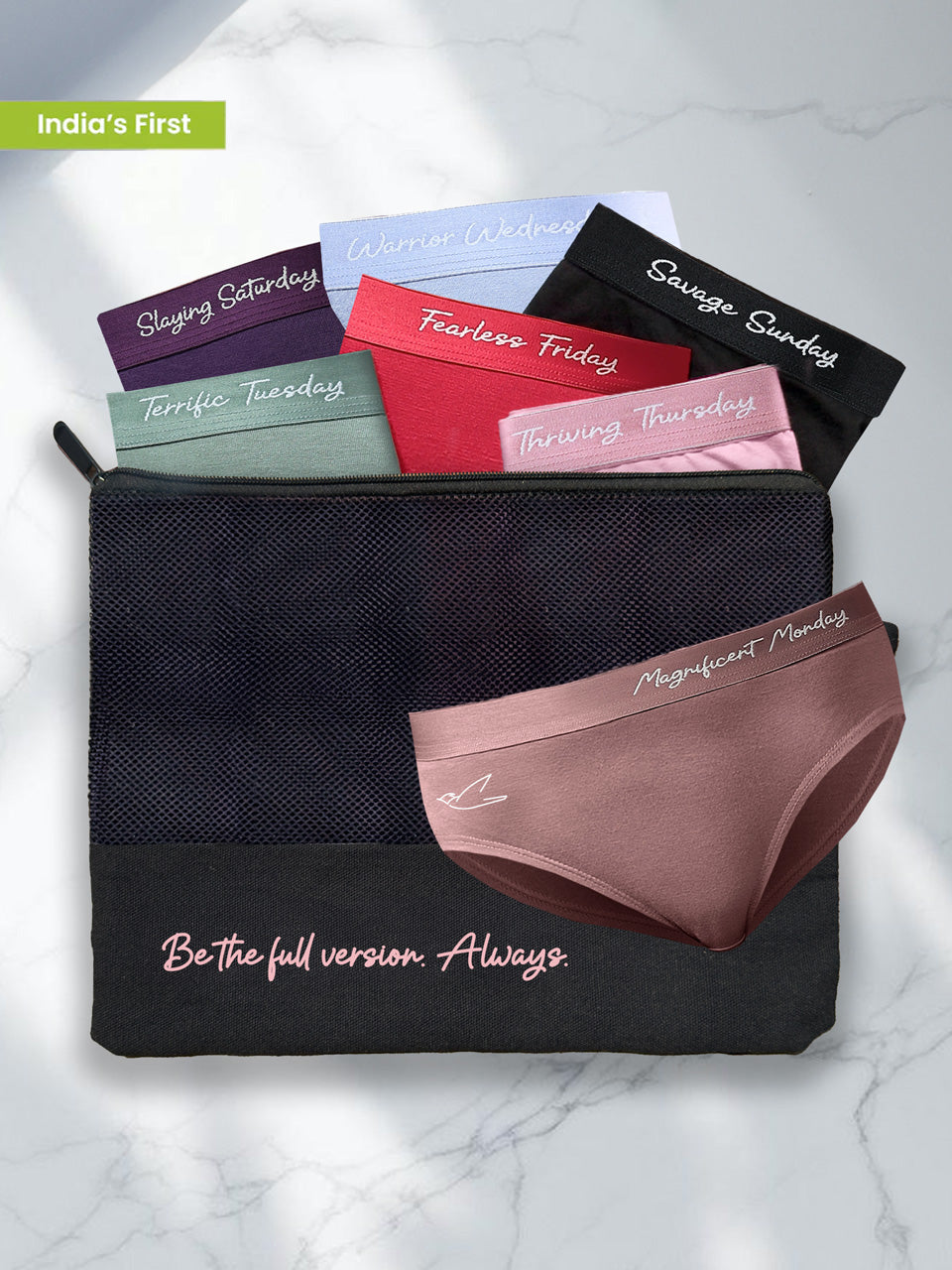 Everyday Expression | Women's Micro-Modal Hipster Panties | Pack of 7