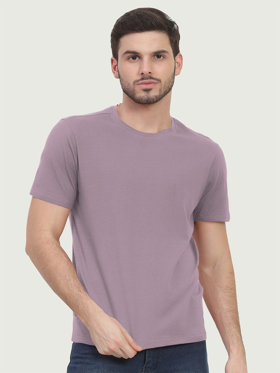 Organic Cotton solid T-shirt for men - Pack Of 2