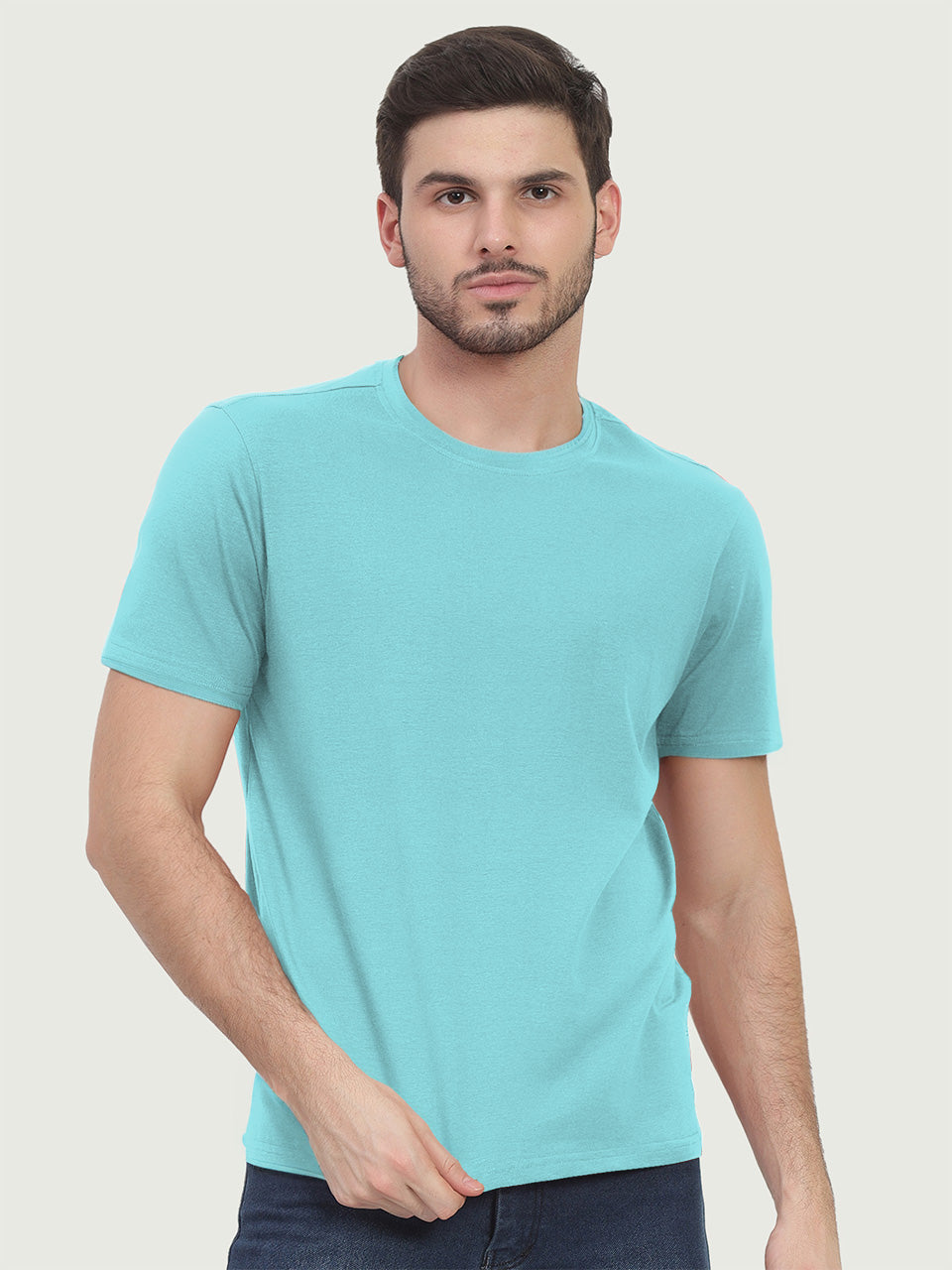 Organic Cotton solid T-shirt for men - Pack Of 2
