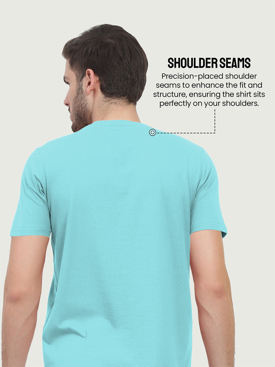 Organic Cotton solid T-shirt for men - Pack Of 2