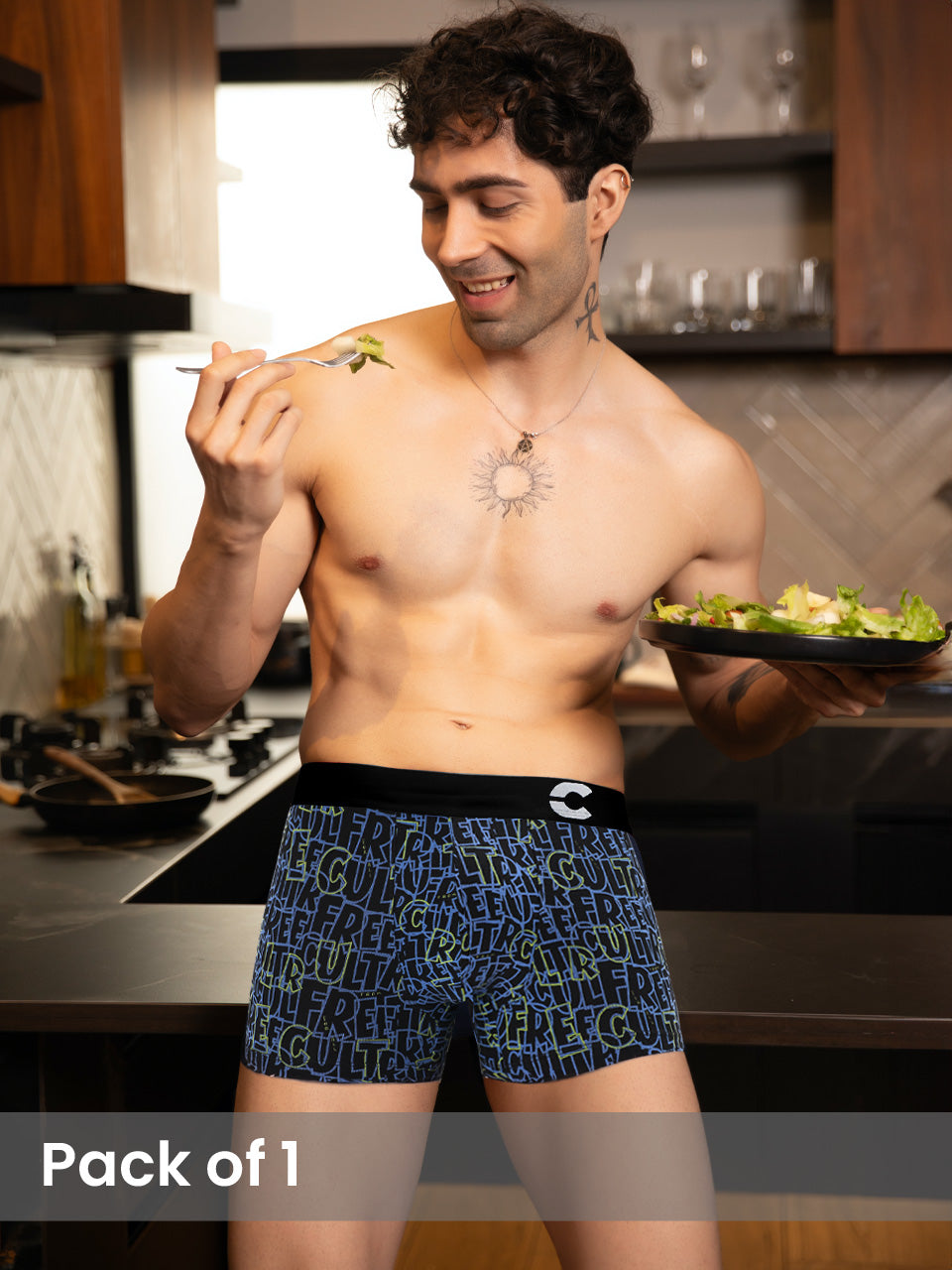 Men's Cotton Printed Trunk - Pack Of 1