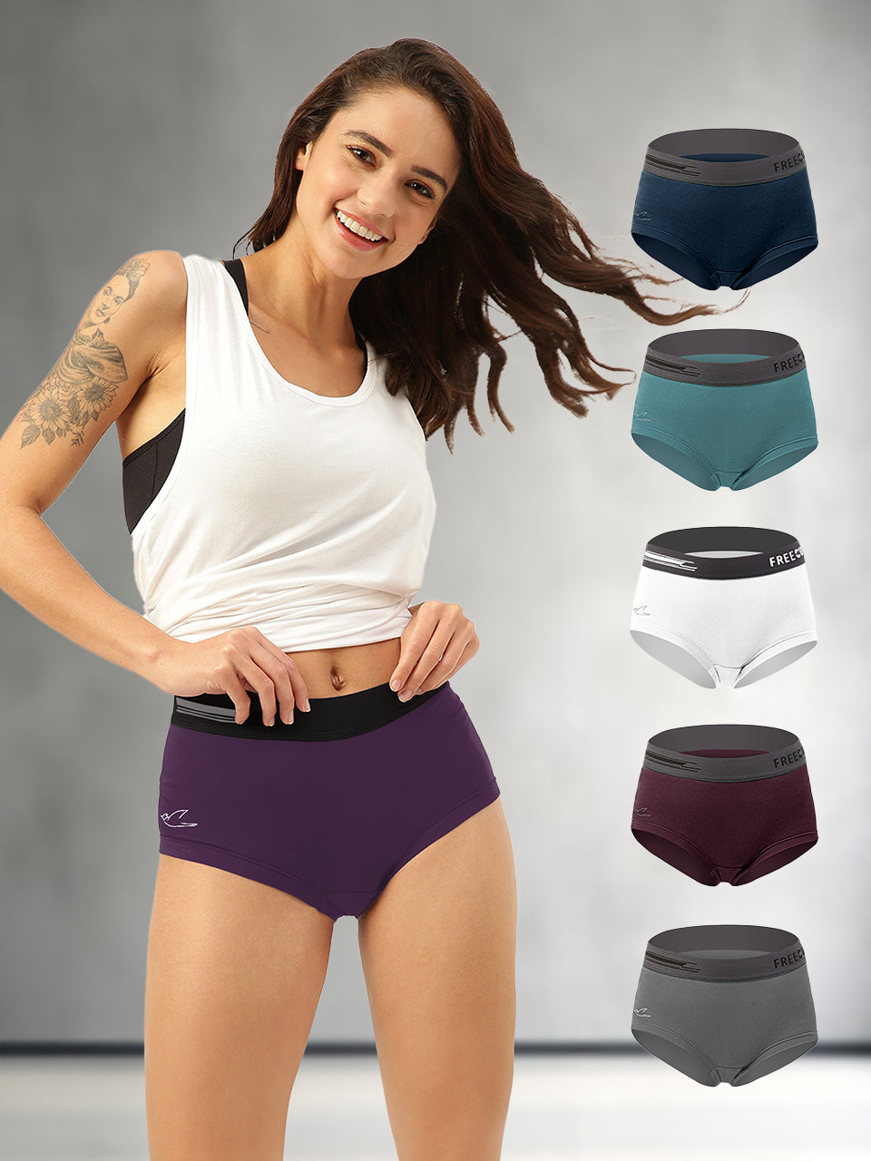 Women's Micro Modal Boxer Briefs (Pack of 6)