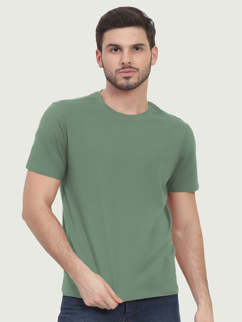 Organic Cotton solid T-shirt for men - Pack Of 2
