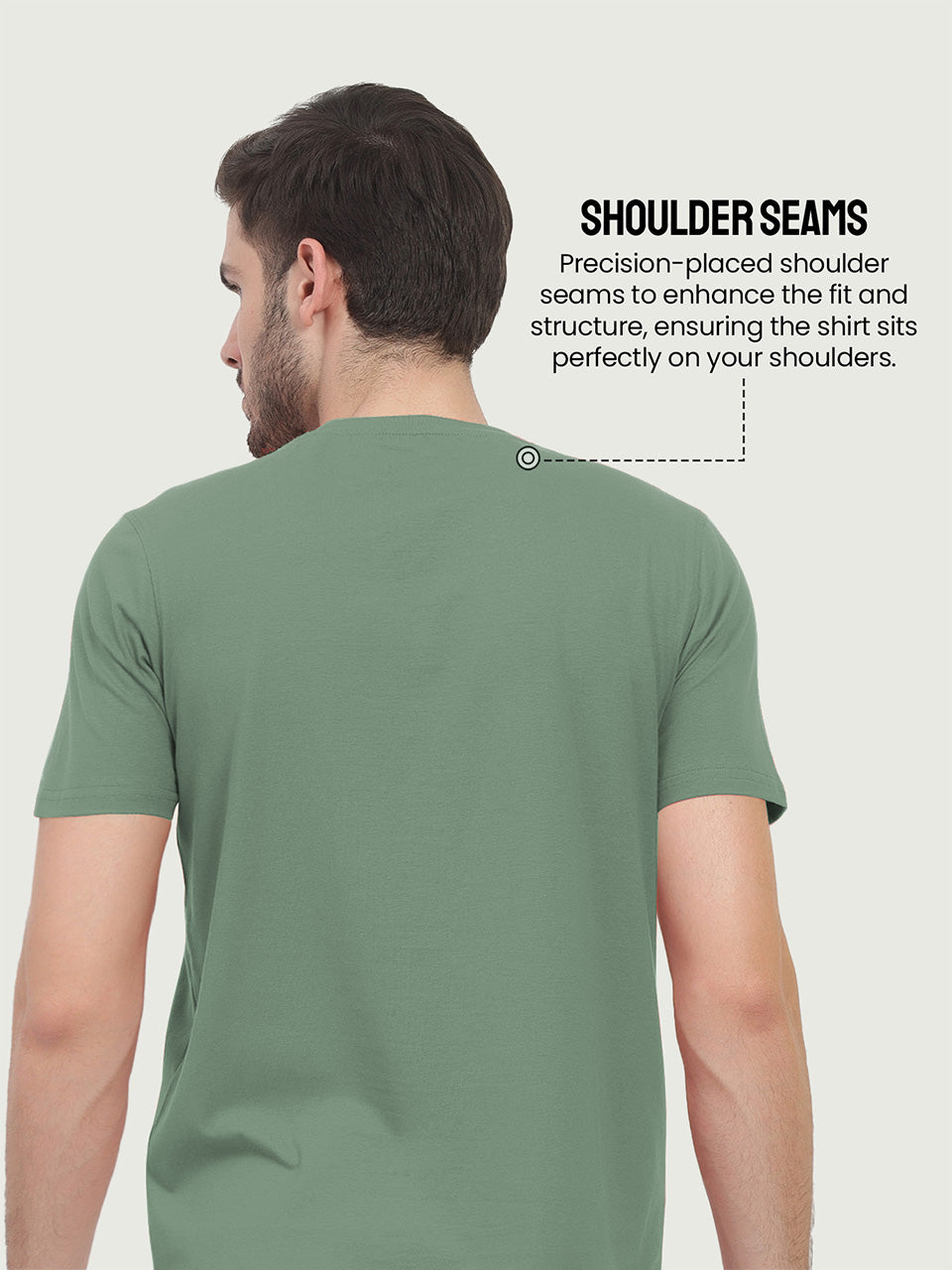 Organic Cotton solid T-shirt for men - Pack Of 2