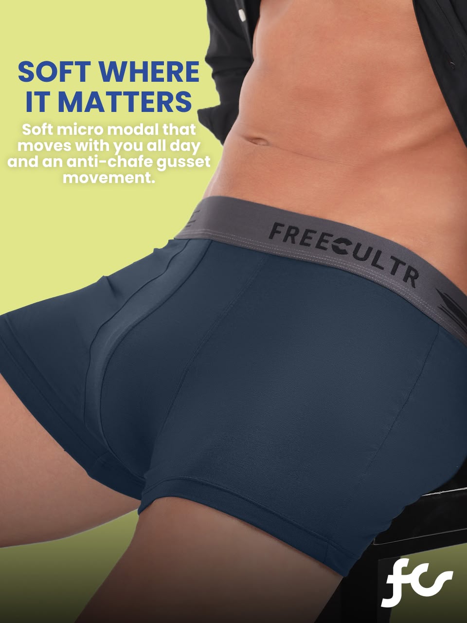 All Same Colors Men's Anti-Bacterial Micro Modal Trunk (Pack of 3)