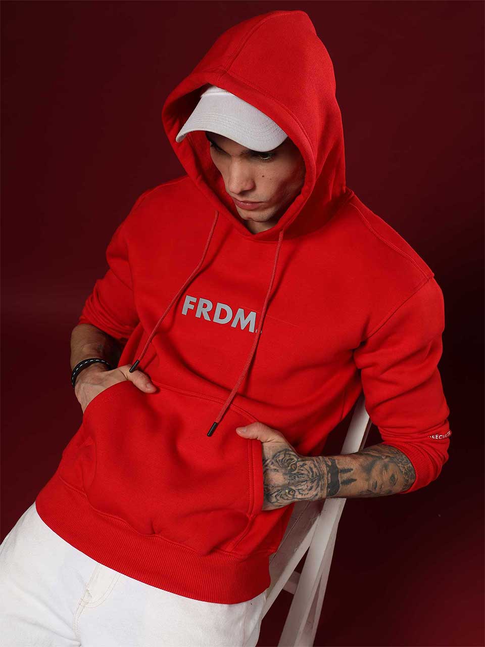 FRDM. Rouge Red Hoodie