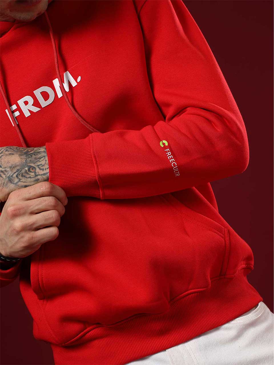 FRDM. Rouge Red Hoodie