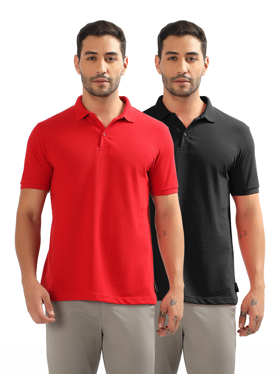 Organic Cotton Polo T-Shirt Pack of 2
