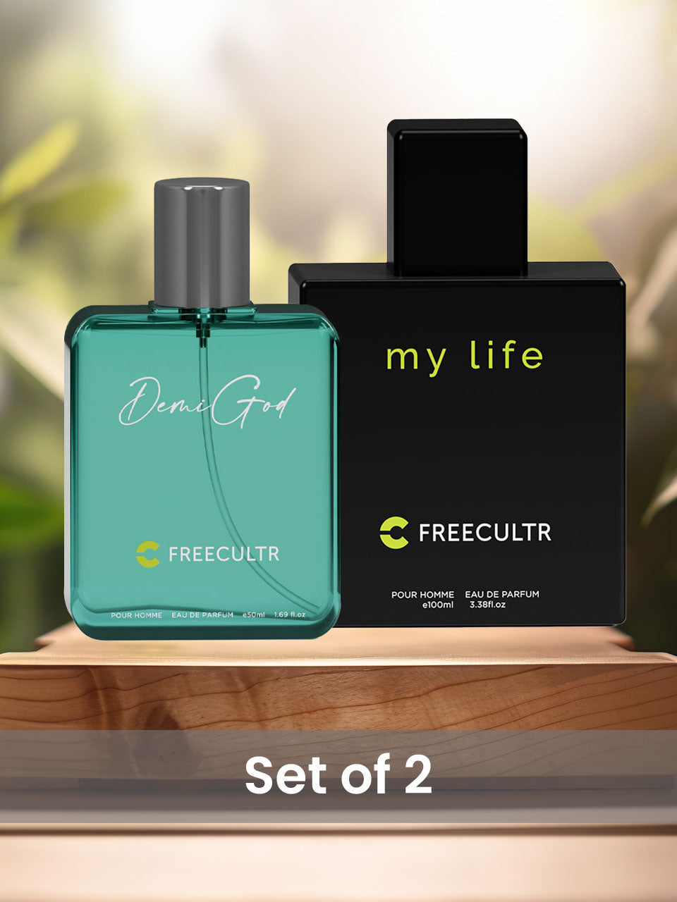EDP Perfume for Men - My Life-100 ML & Demi God-50 ML Pack Of 2