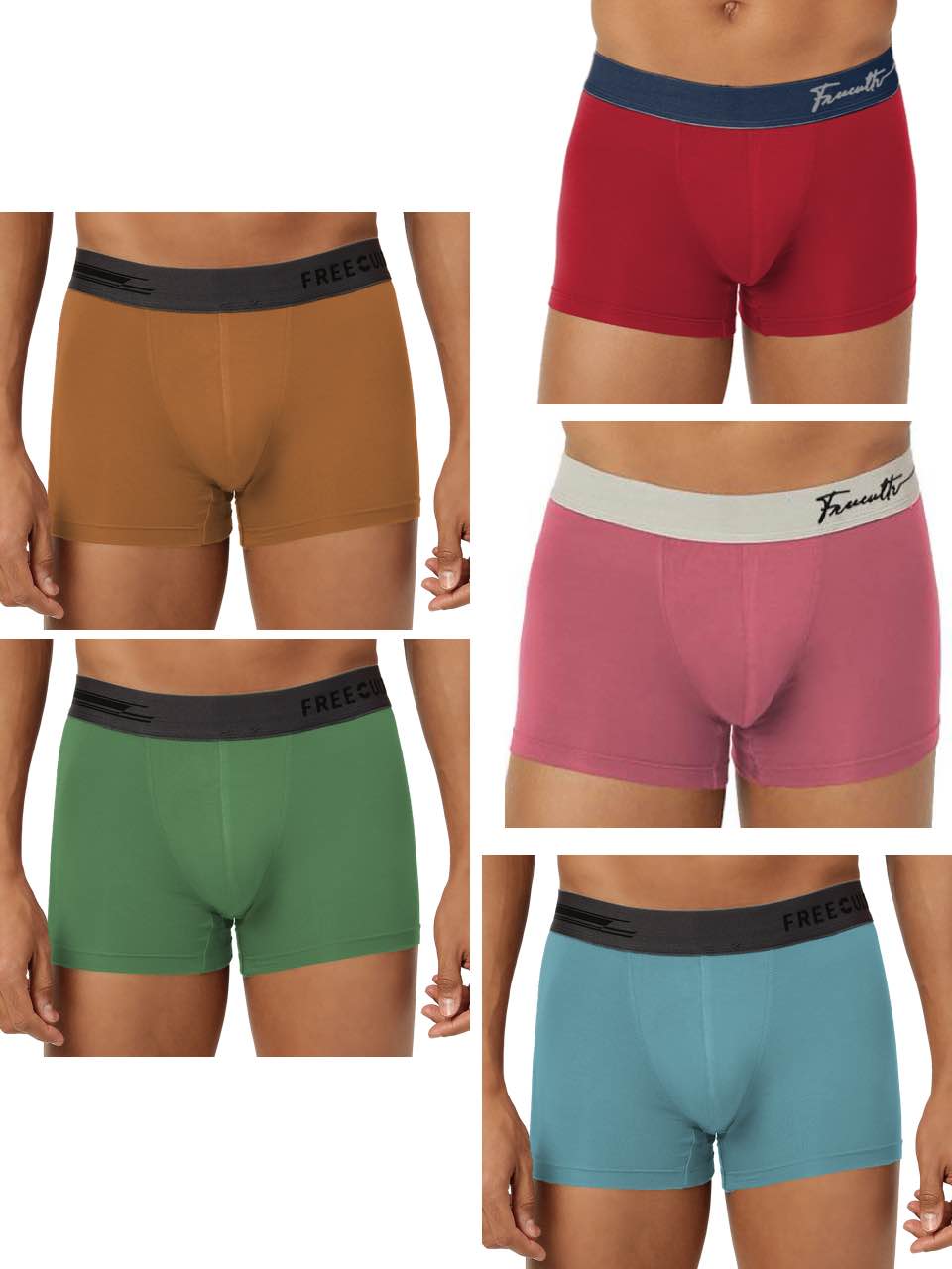 Men's Anti-Bacterial Micro Modal Trunk (Pack of 5)