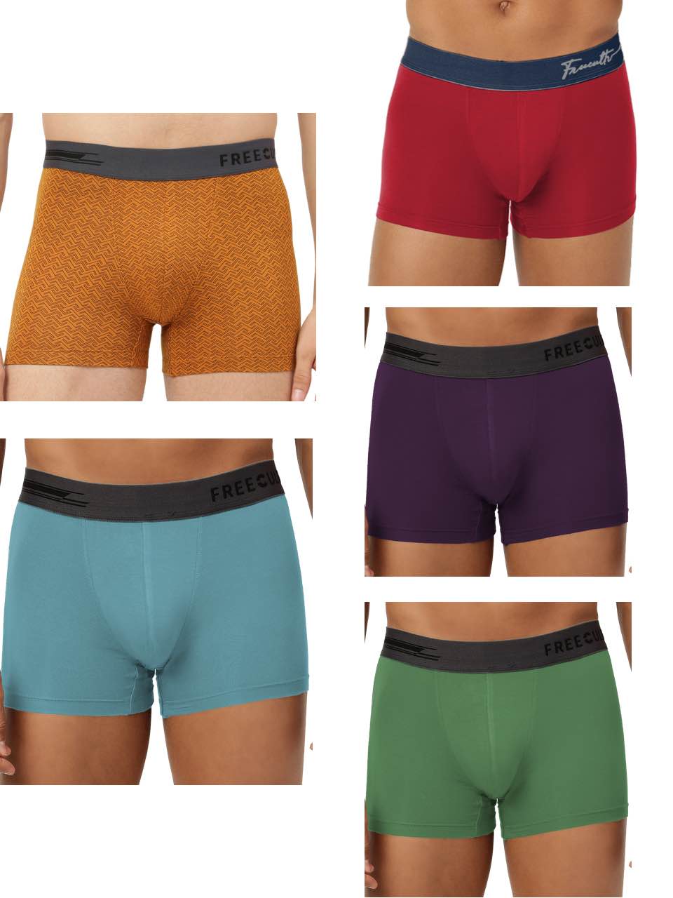 Men's Anti-Bacterial Micro Modal Trunk (Pack of 5)