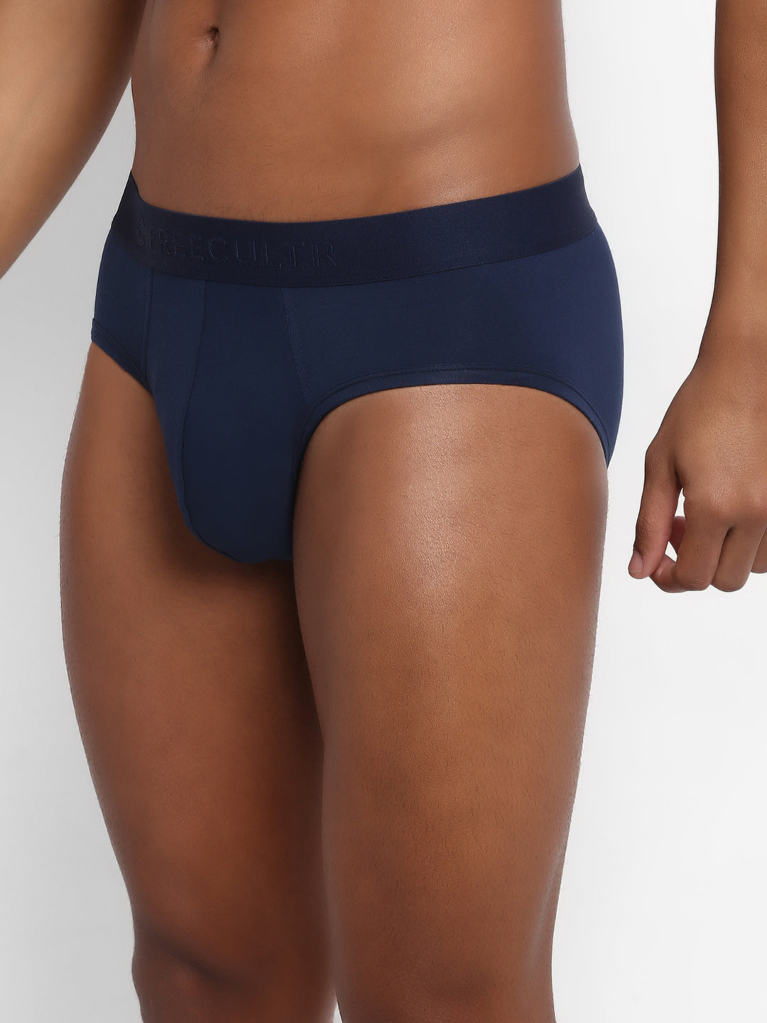 Men's Micro Modal & Elastane Brief in Solid Waistband (Pack of 1) - freecultr.com