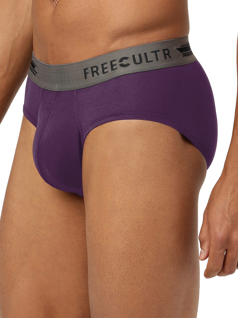 Trippy Violet Men's Anti-Bacterial Micro Modal Brief (Pack of 1)