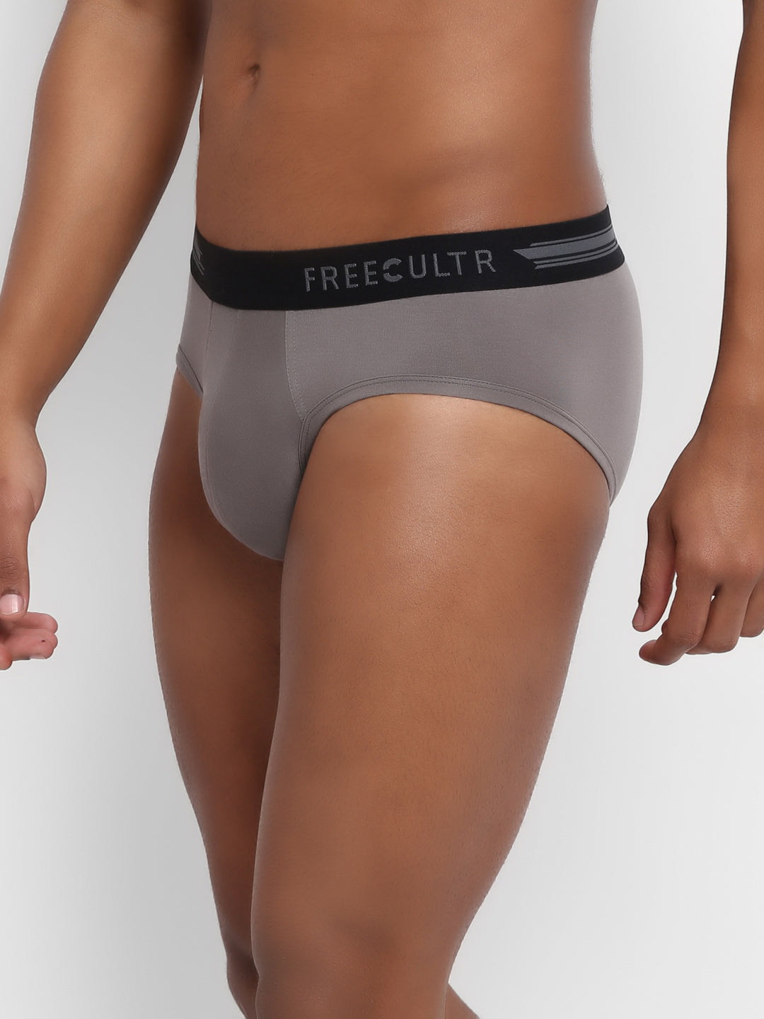 Men's Micro Modal & Elastane Brief in Contrast Waistband (Pack of 3) - freecultr.com