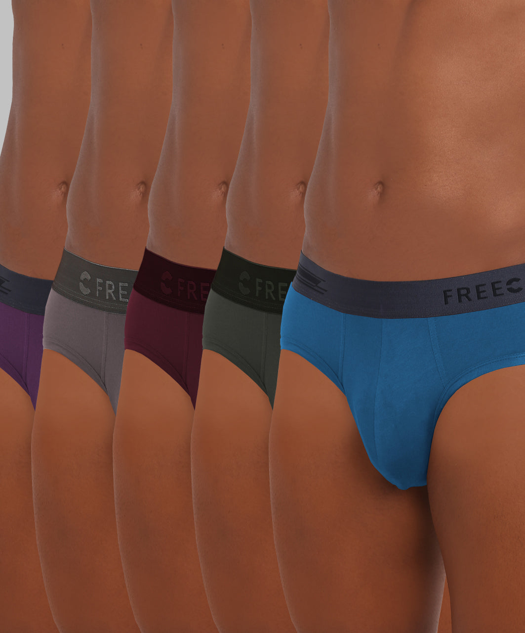 Weekday Special - Men's Micro Modal & Elastane Brief (Pack of 5) - freecultr.com