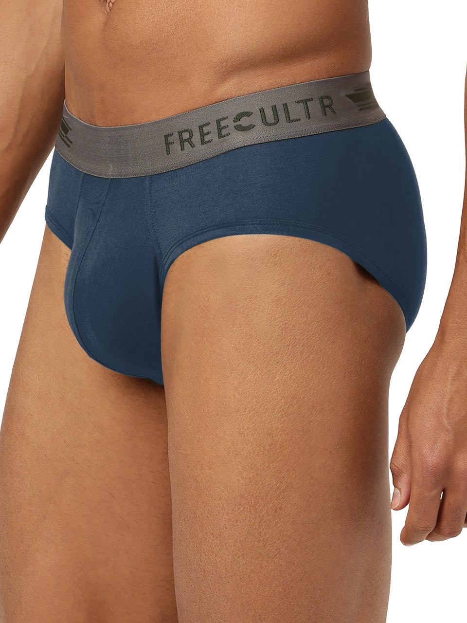 Prussian Blue Men's Anti-Bacterial Micro Modal Brief (Pack of 1)