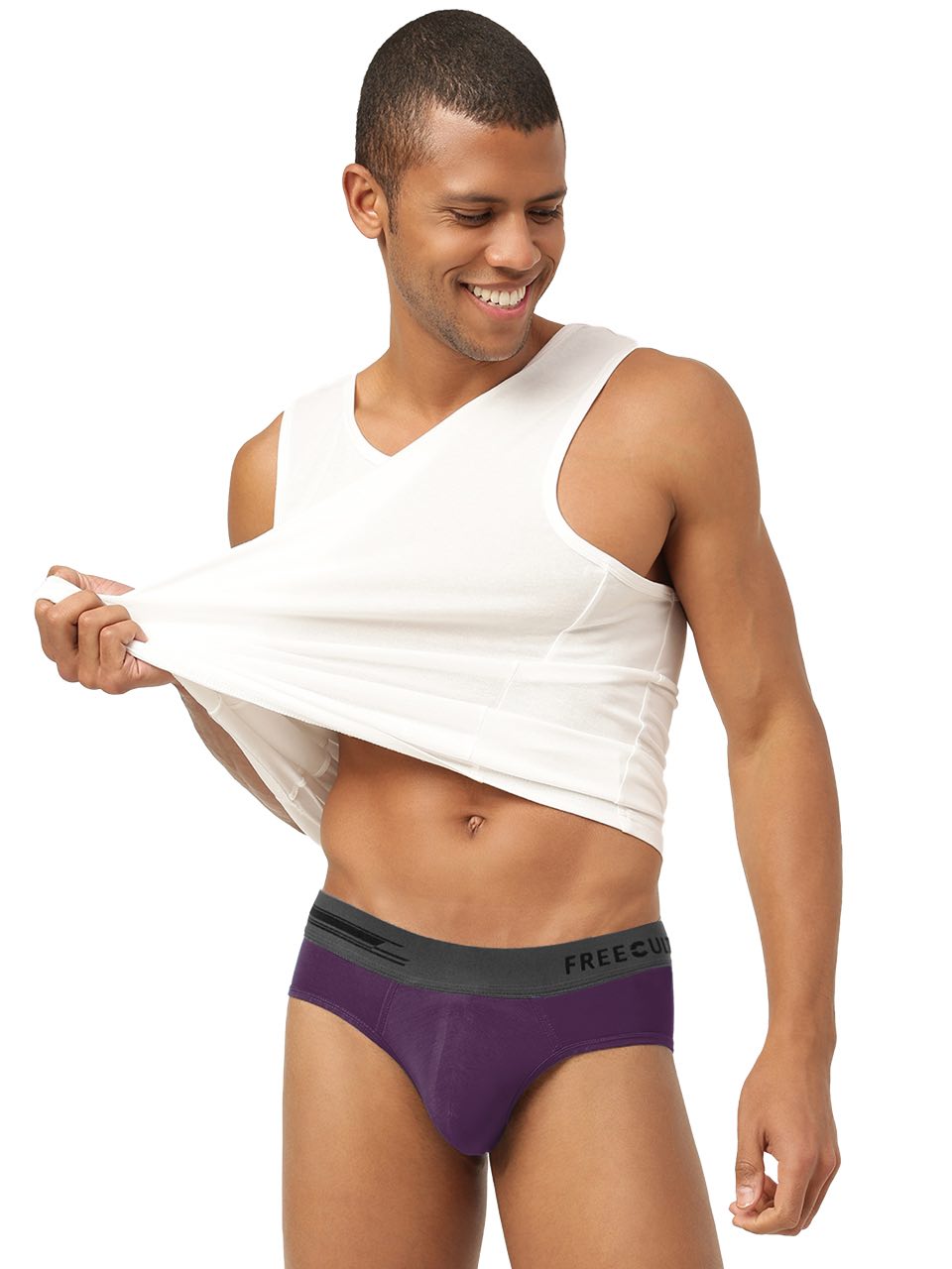 Trippy Violet Men's Anti-Bacterial Micro Modal Brief (Pack of 1)