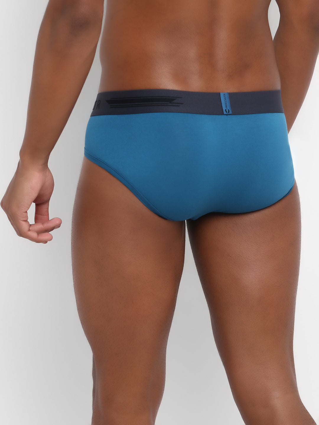 Men's Micro Modal & Elastane Brief in Contrast Waistband (Pack of 2) - freecultr.com