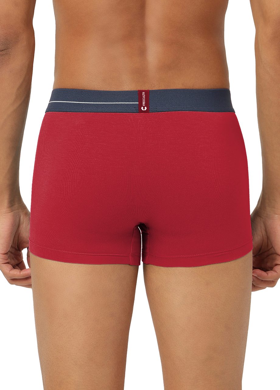 Men's Anti-Bacterial Micro Modal Printed And Plain Trunk (Pack of 5)