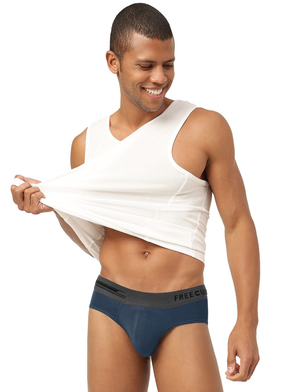 Prussian Blue Men's Anti-Bacterial Micro Modal Brief (Pack of 1)