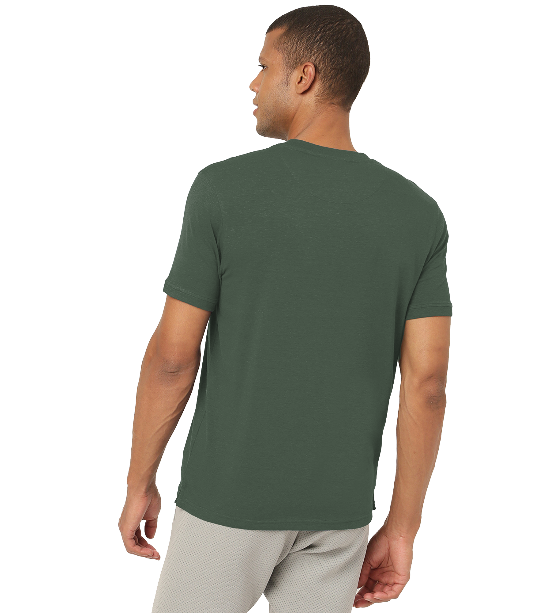 Black Forest Green Henley 2.0 - Half Sleeves (Pack Of 1)