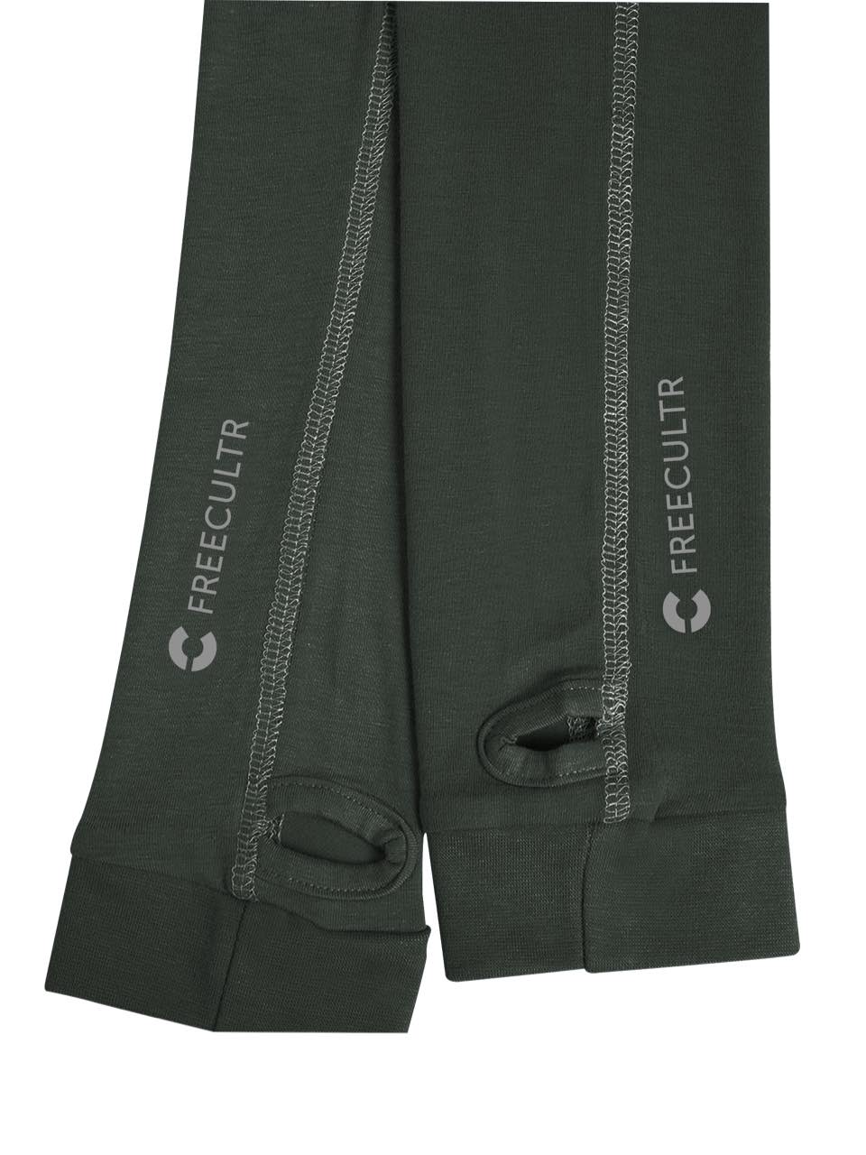 Unisex Black Forest Green Arm Sleeves (Pack of 1)
