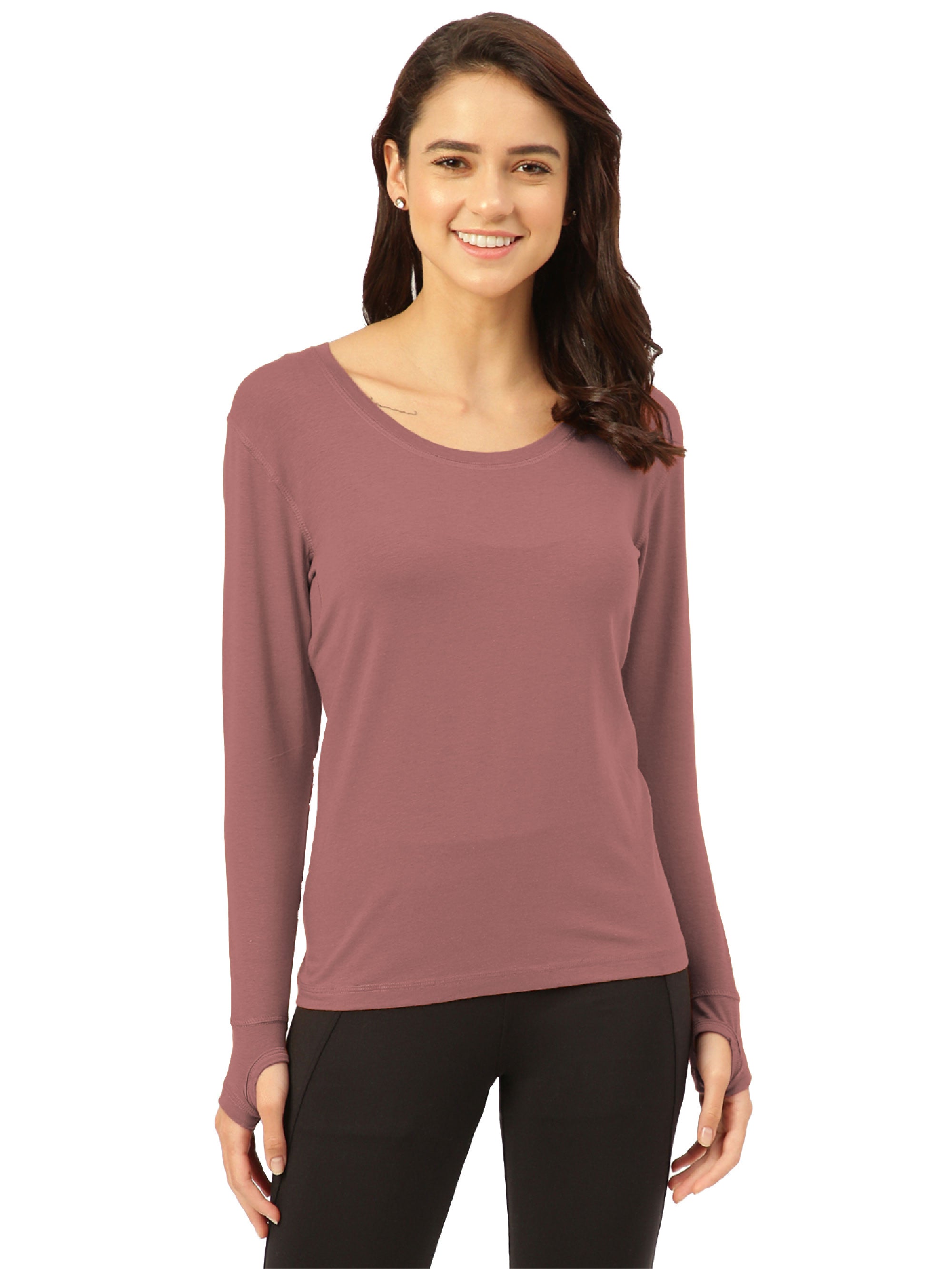 Cuban Peach Women's Full Sleeves Skins (Pack Of 1)