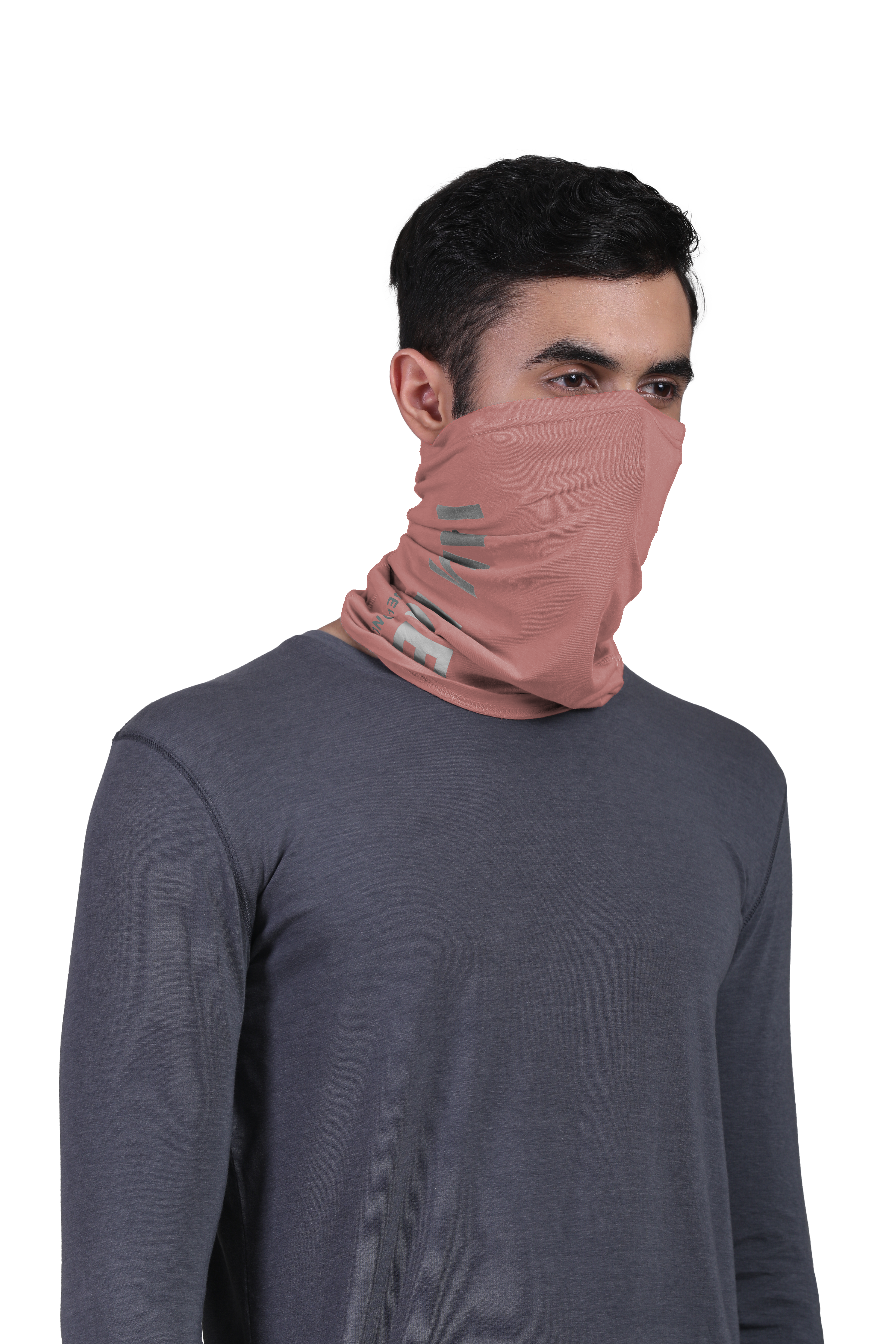 Unisex Cuban Peach Organic Bandana Masks - Printed (Pack Of 1)
