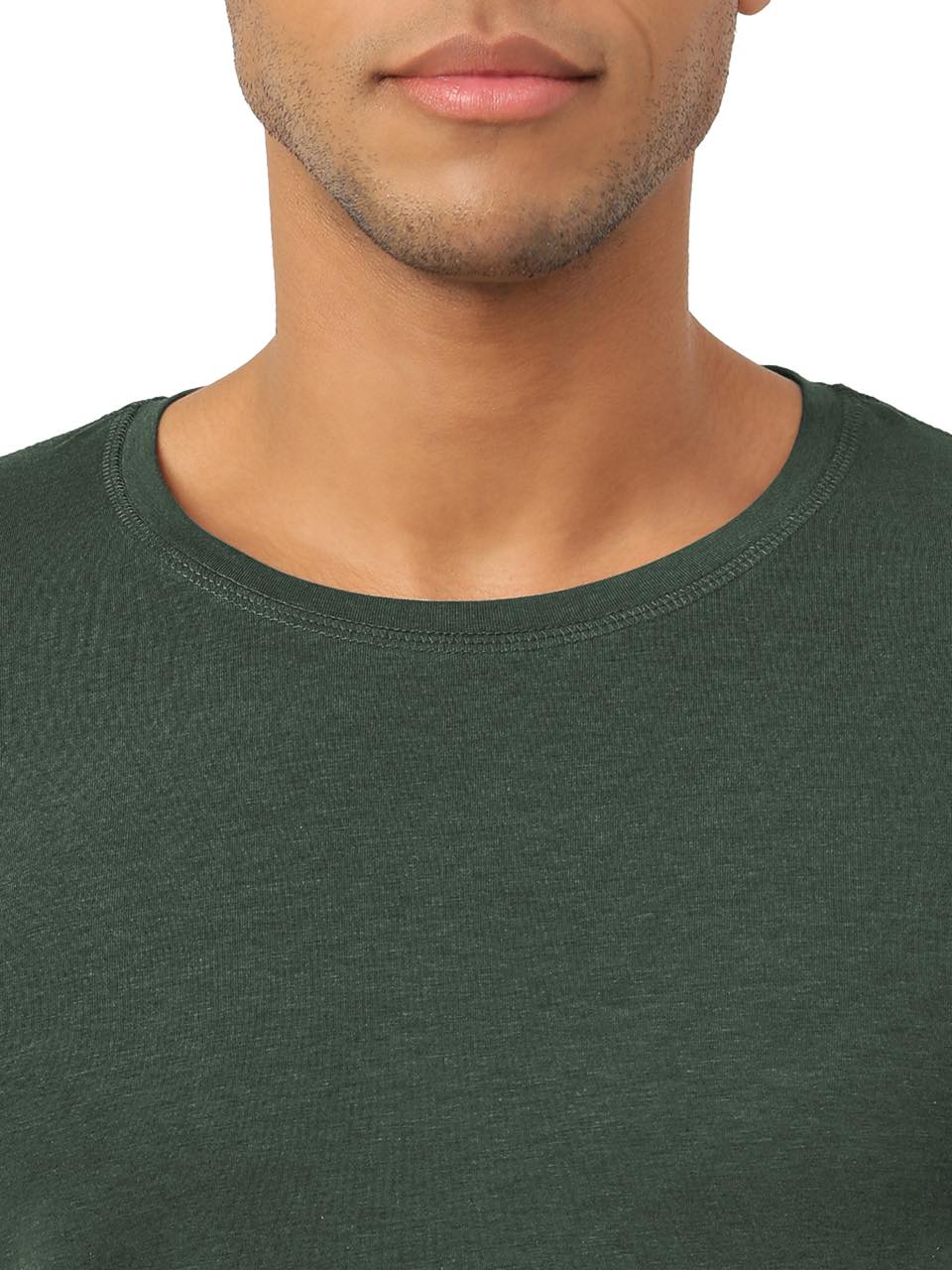 Black Forest Green Men's Organic Bamboo Skins (Full Sleeves-Undershirt, Loungewear, Sleepwear) - Pack Of 1