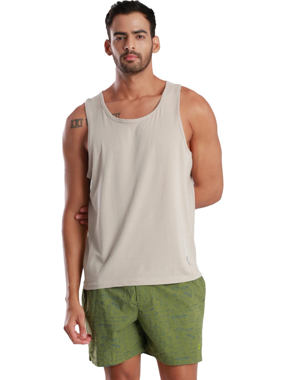 Absinthe Green All-Day Printed Boxer Shorts (Pack Of 1)