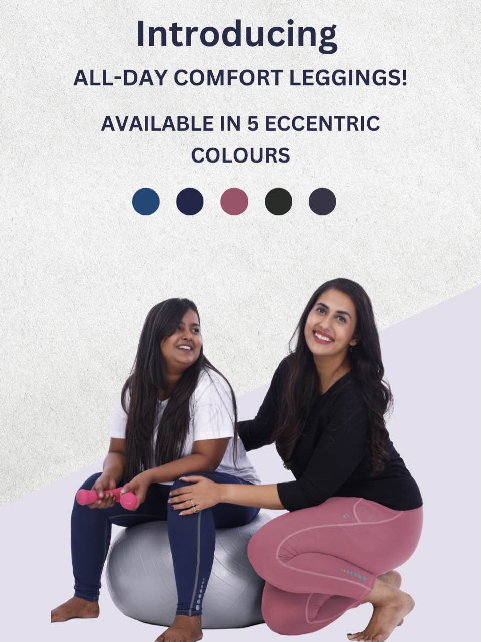 All-Day Comfort Leggings - Prussian Blue