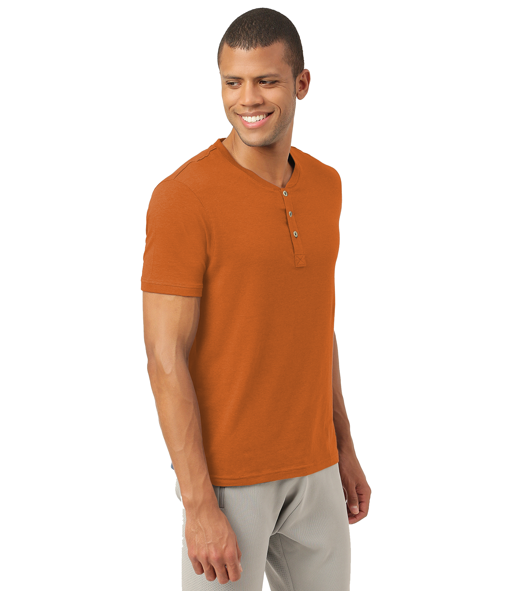 Medallion Gold Henley 2.0 - Half Sleeves (Pack Of 1)