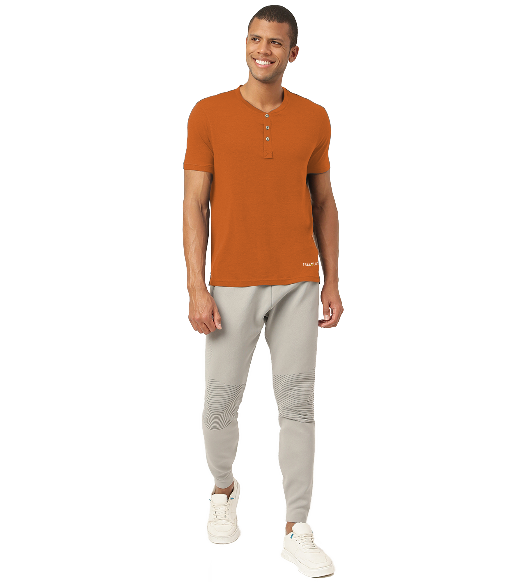 Medallion Gold Henley 2.0 - Half Sleeves (Pack Of 1)