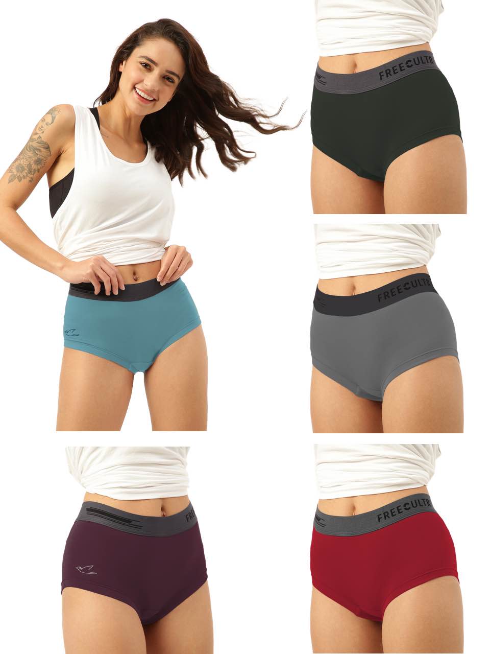 Women's Micro Modal Boxer Brief (Pack of 5)
