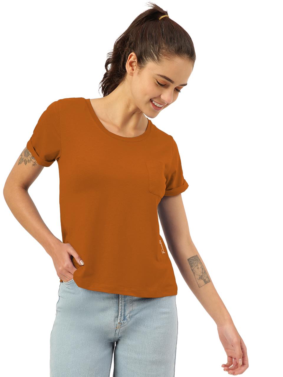 Medallion Gold Twin Skin Women's Lounge Tees (Pack of 1)