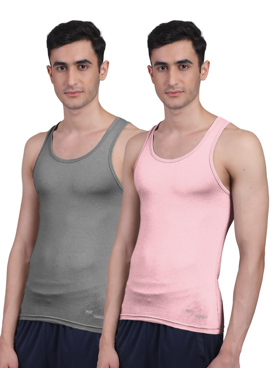 Twin Skin Organic Bamboo Vest - Comfort Fit (Pack of 2)