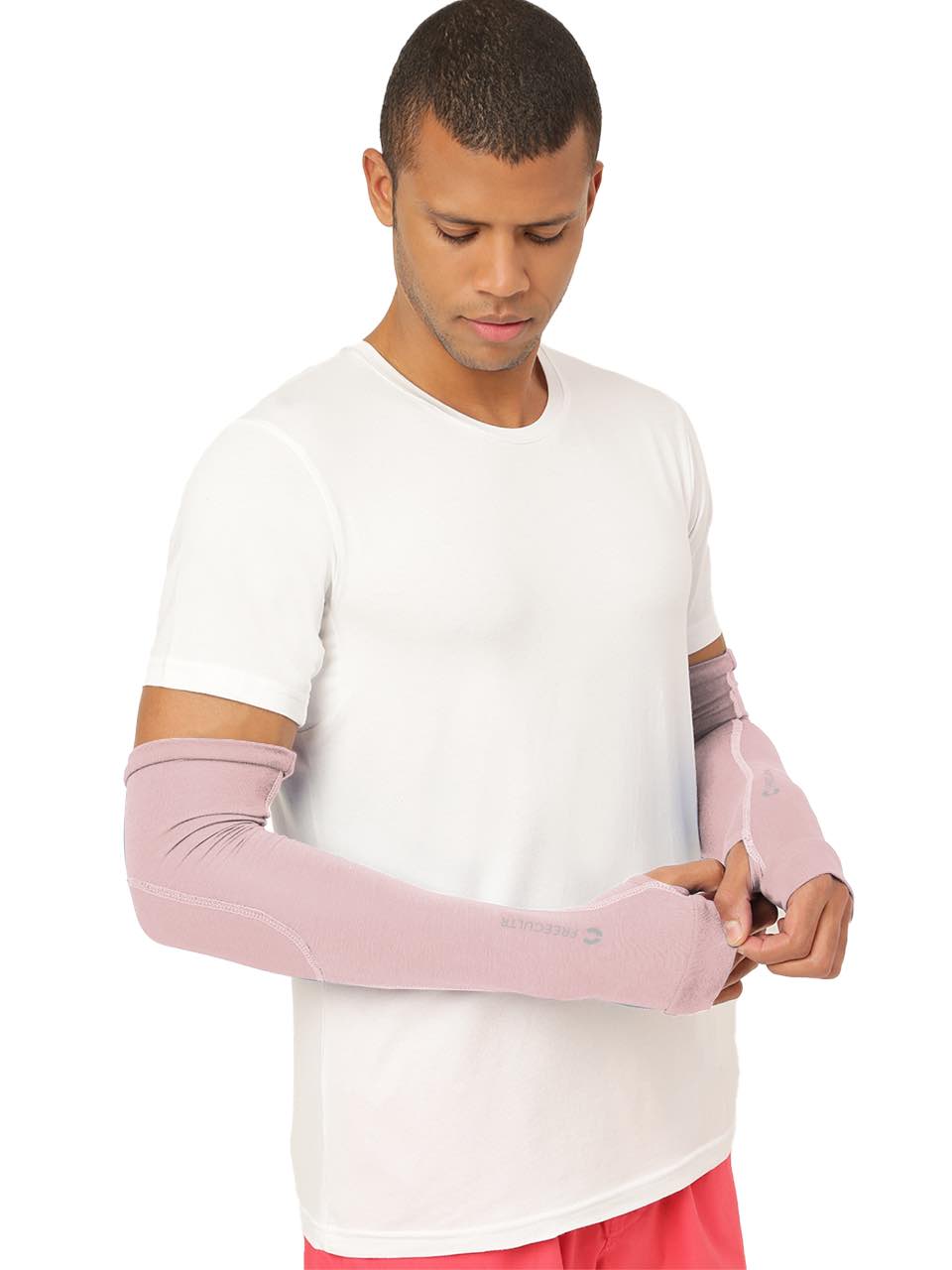 Unisex Pastel Peach Arm Sleeves (Pack of 1)