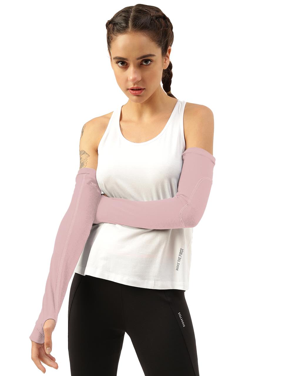 Unisex Pastel Peach Arm Sleeves (Pack of 1)