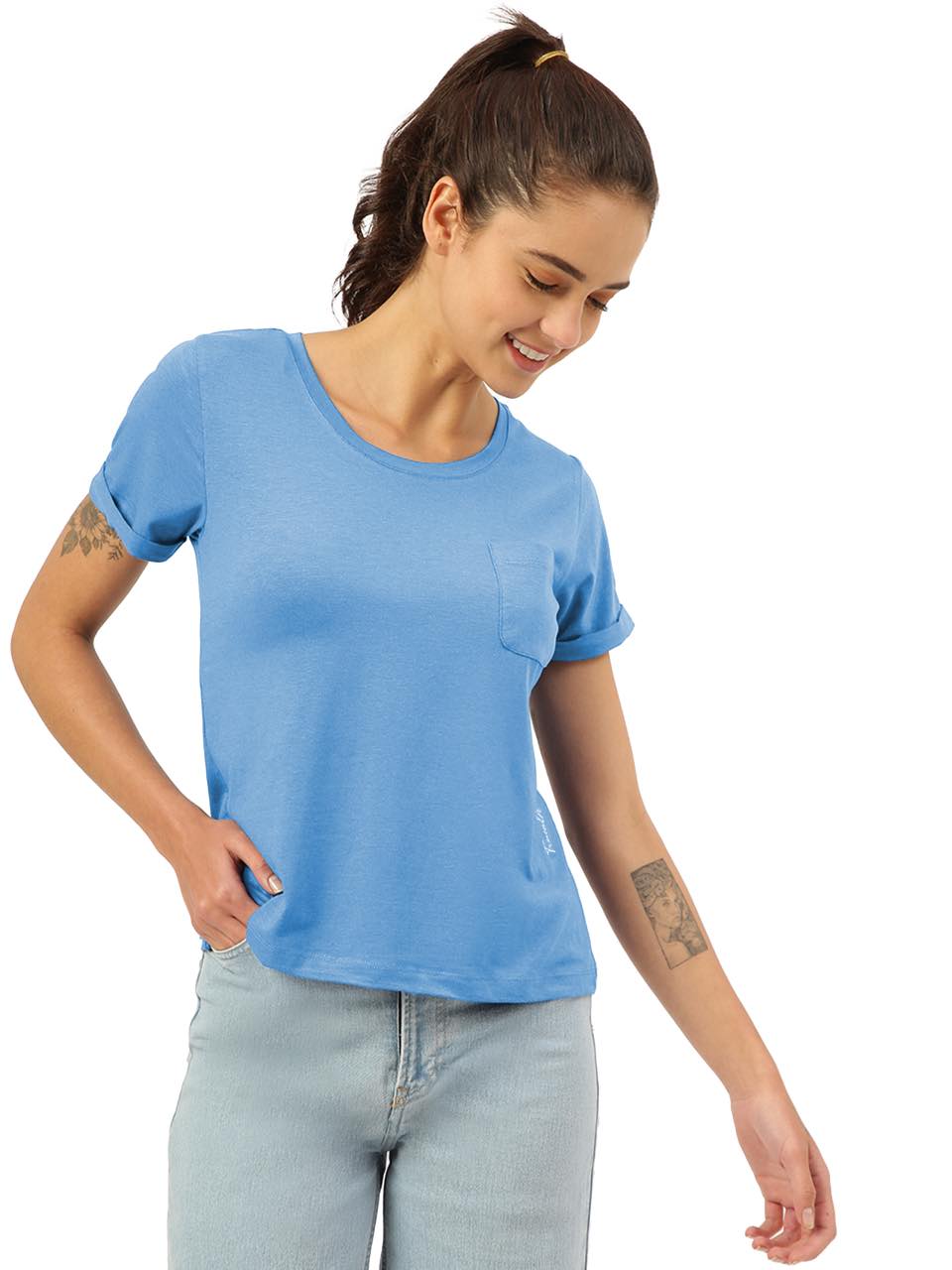 Pilot Blue Twin Skin Women's Lounge Tees (Pack of 1)