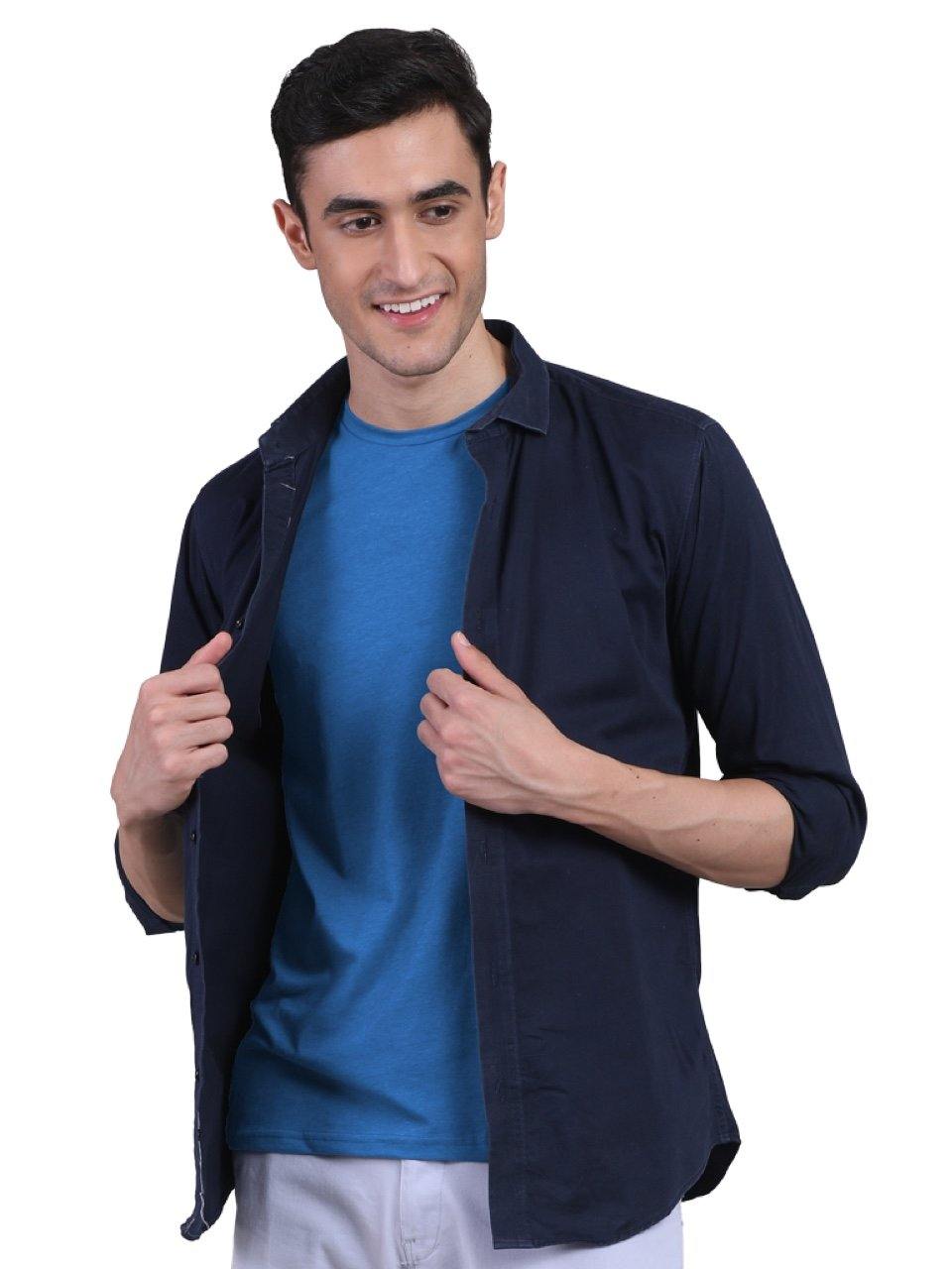 Men's Half Sleeves Bamboo T-shirt (Undershirt, Loungewear, Sleepwear) - freecultr.com