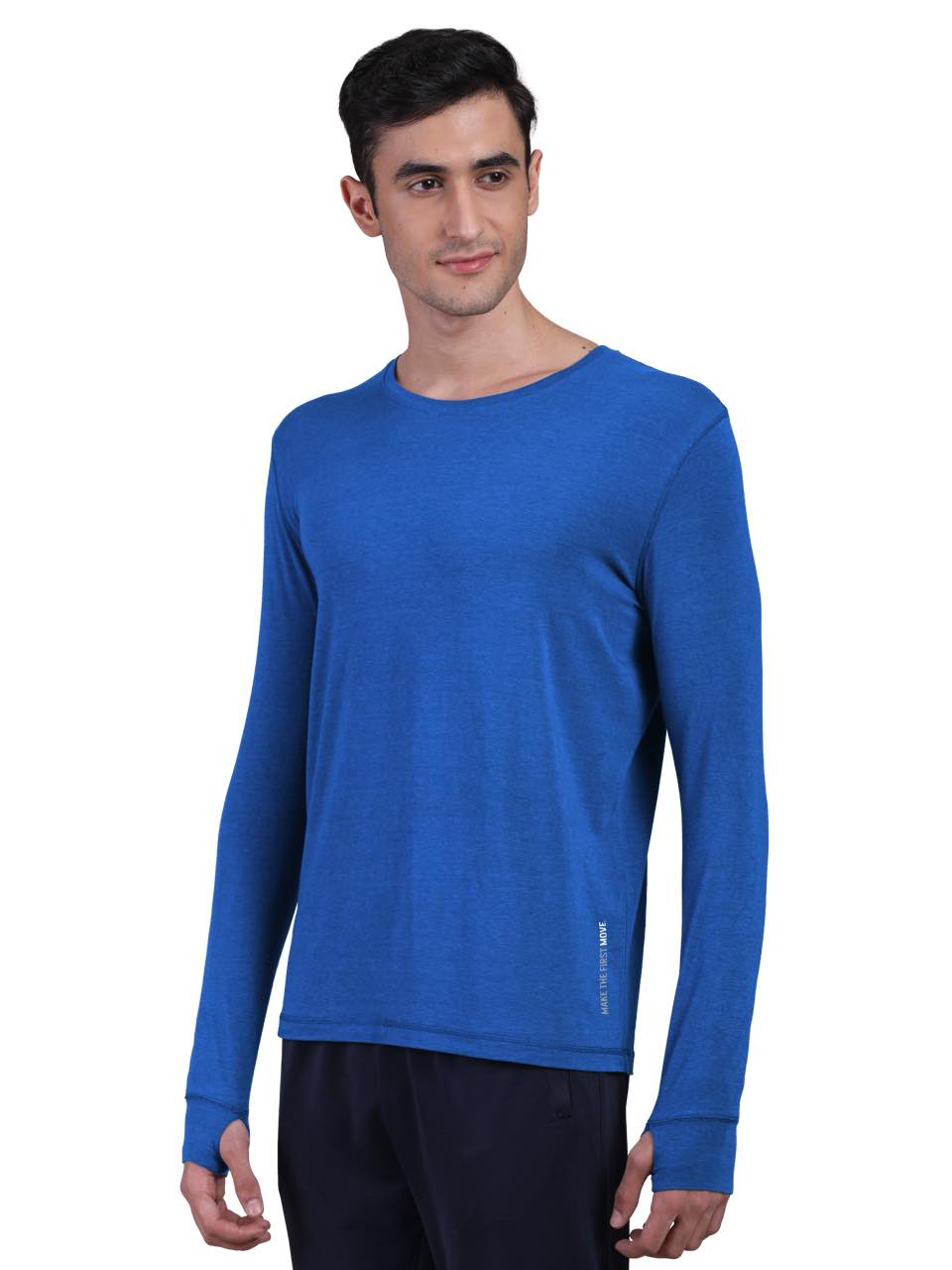 Pilot Blue Men's Organic Bamboo Skins (Full Sleeves-Undershirt, Loungewear, Sleepwear) - Pack Of 1